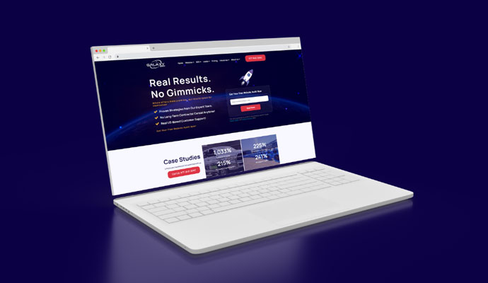 Galaxy SEO website homepage preview
