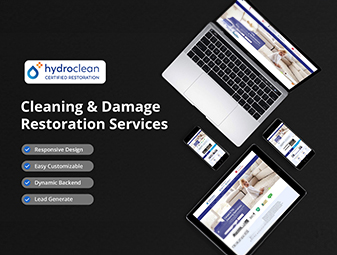 Hydro Clean website preview