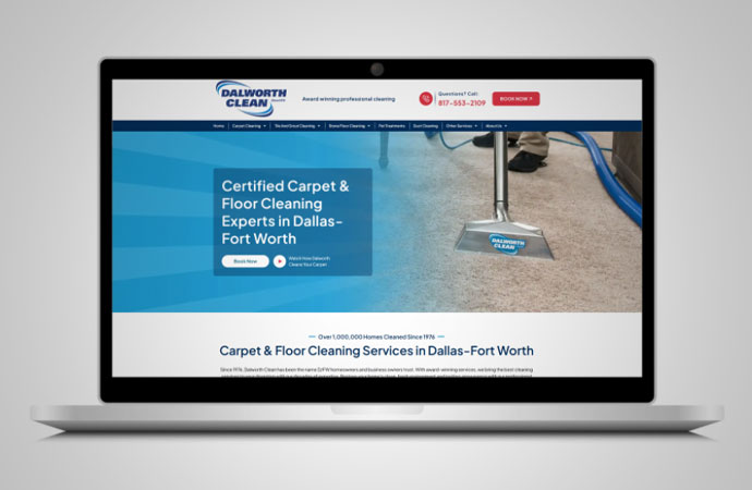 Dalworth Clean website preview