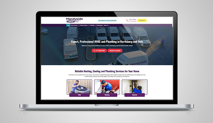 Handyside website preview