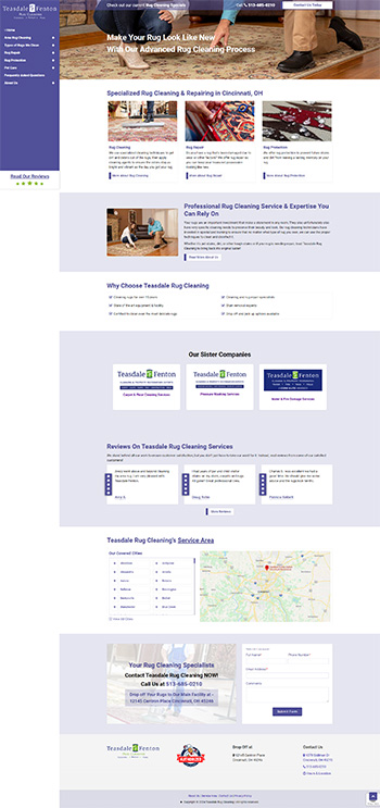 Overview of Teasdale Rug Cleaning