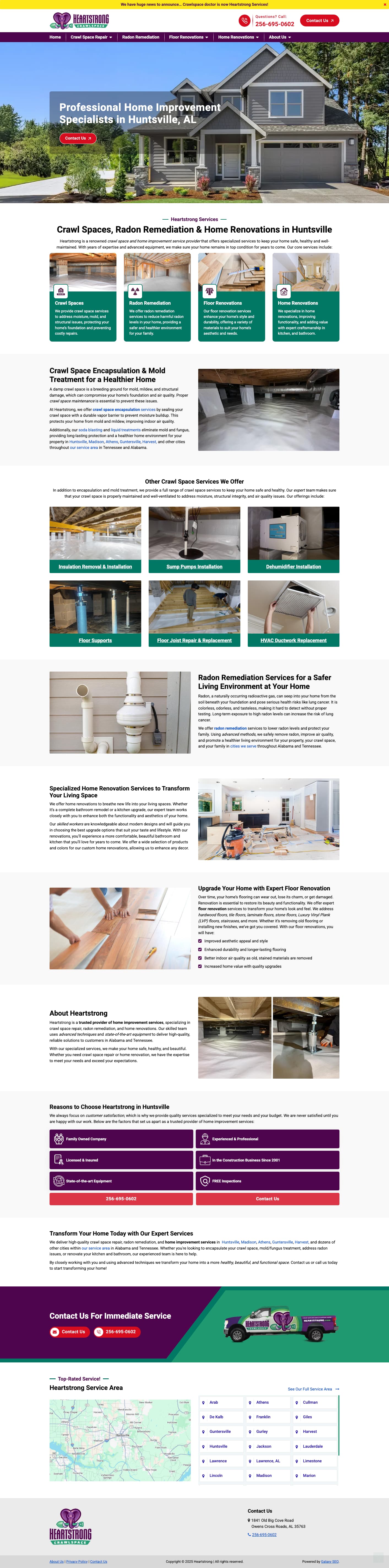 Heartstrong website homepage