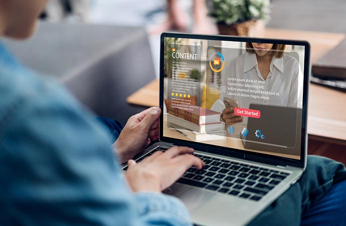 unique website content